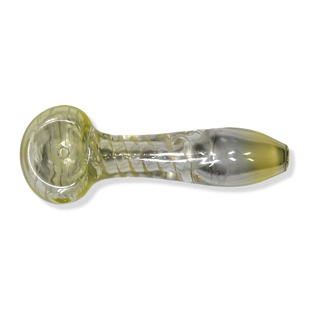 Eightvape Alternatives Color Glass Hand Pipe w/ Striped Inlay