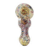 Eightvape Alternatives Glass Hand Pipe w/ Double Bowl & Color Accents