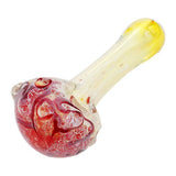 Eightvape Alternatives Glass Hand Pipe w/ Double Bowl & Fumed Accents