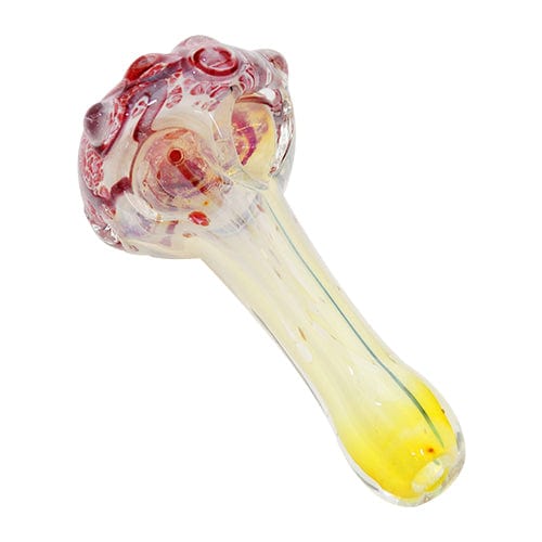 Eightvape Alternatives Glass Hand Pipe w/ Double Bowl & Fumed Accents