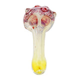 Eightvape Alternatives Glass Hand Pipe w/ Double Bowl & Fumed Accents