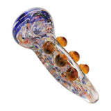 Eightvape Alternatives Multi-Colored Glass Hand Pipe w/ Milli Accents
