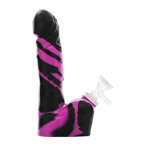 EightVape Alternatives Purple Mix Silicone Penis Bong