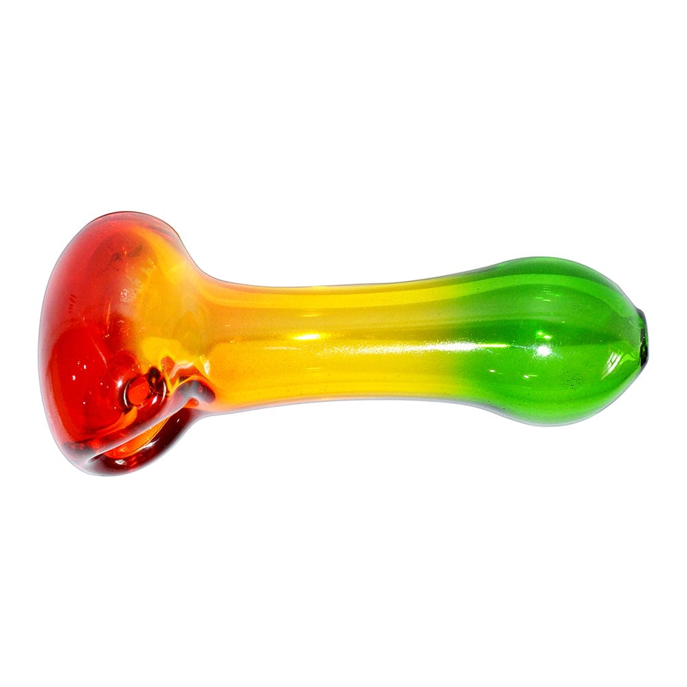 Eightvape Alternatives Rasta Colored Glass Hand Pipe