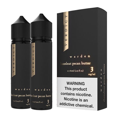 Eightvape Juice Verdict Warden Hazelnut Pecan Butter 120ml Vape Juice