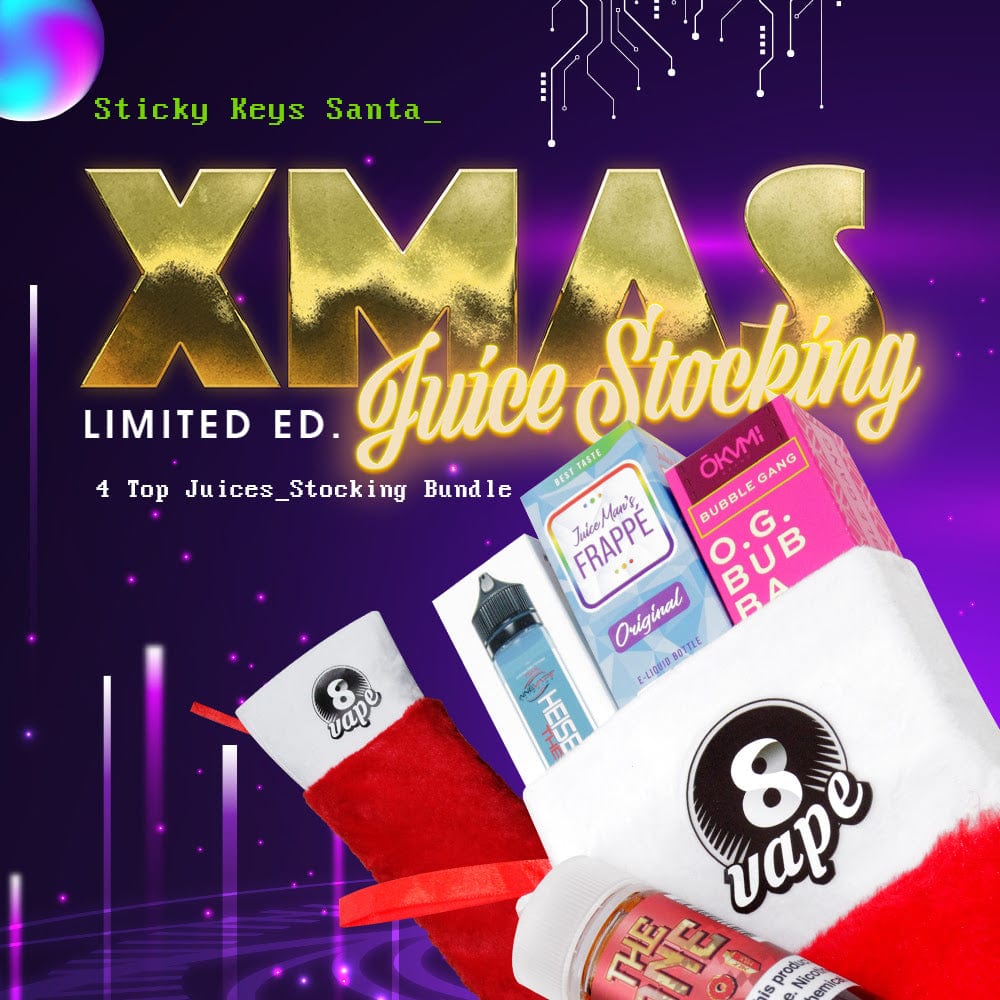 Eightvape Merch Best-Selling Juice Christmas Stocking Bundle
