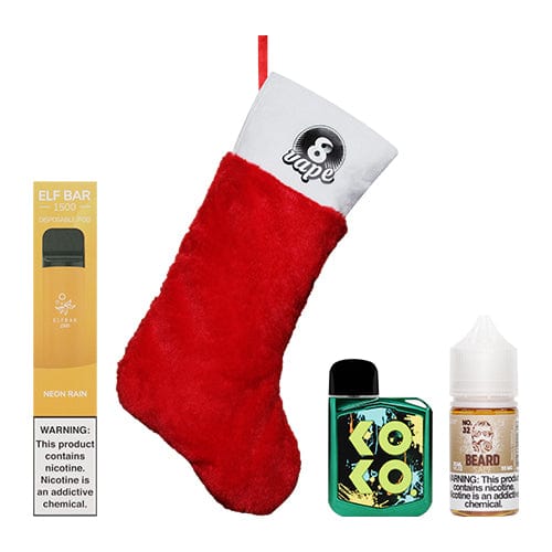Eightvape Merch "Treat yo'elf" Christmas Stocking Bundle