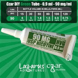 Eightvape Nicotine Additive Green (90mg) Czar Nicotine Shot Tubes