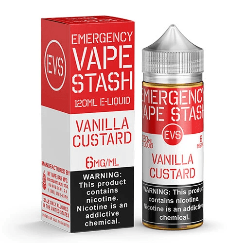 Emergency Vape Stash Juice Vanilla Custard 120ml Vape Juice - Emergency Vape Stash