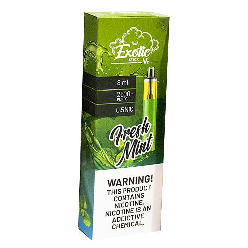 Exotic Disposable Vape Fresh Mint Exotic Stick V2 Disposable Vape