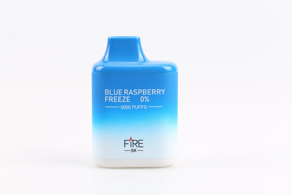 Fire Disposable Vape Blue Raspberry Freeze Fire Float 5K 0% Nicotine Disposable Vape (0%, 5000 Puffs)
