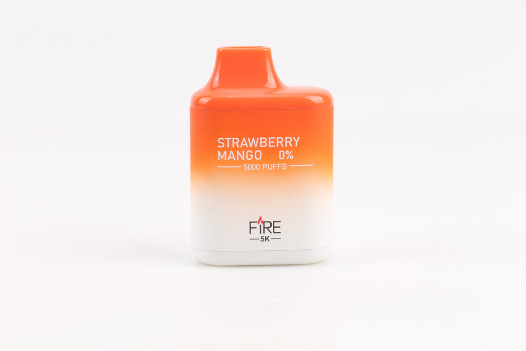 Fire Disposable Vape Strawberry Mango Fire Float 5K 0% Nicotine Disposable Vape (0%, 5000 Puffs)