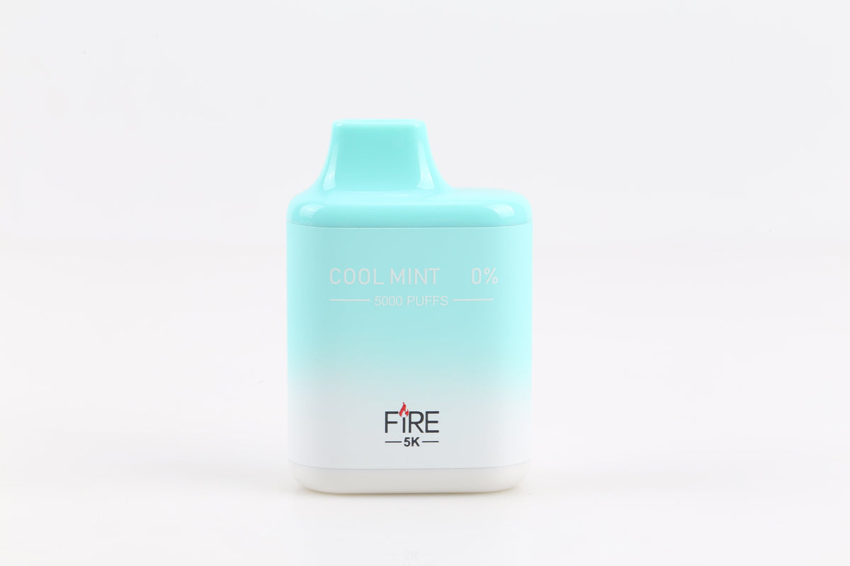 Fire Disposable Vape Cool Mint Fire Float 5K 0% Nicotine Disposable Vape (0%, 5000 Puffs) - Cool Mint