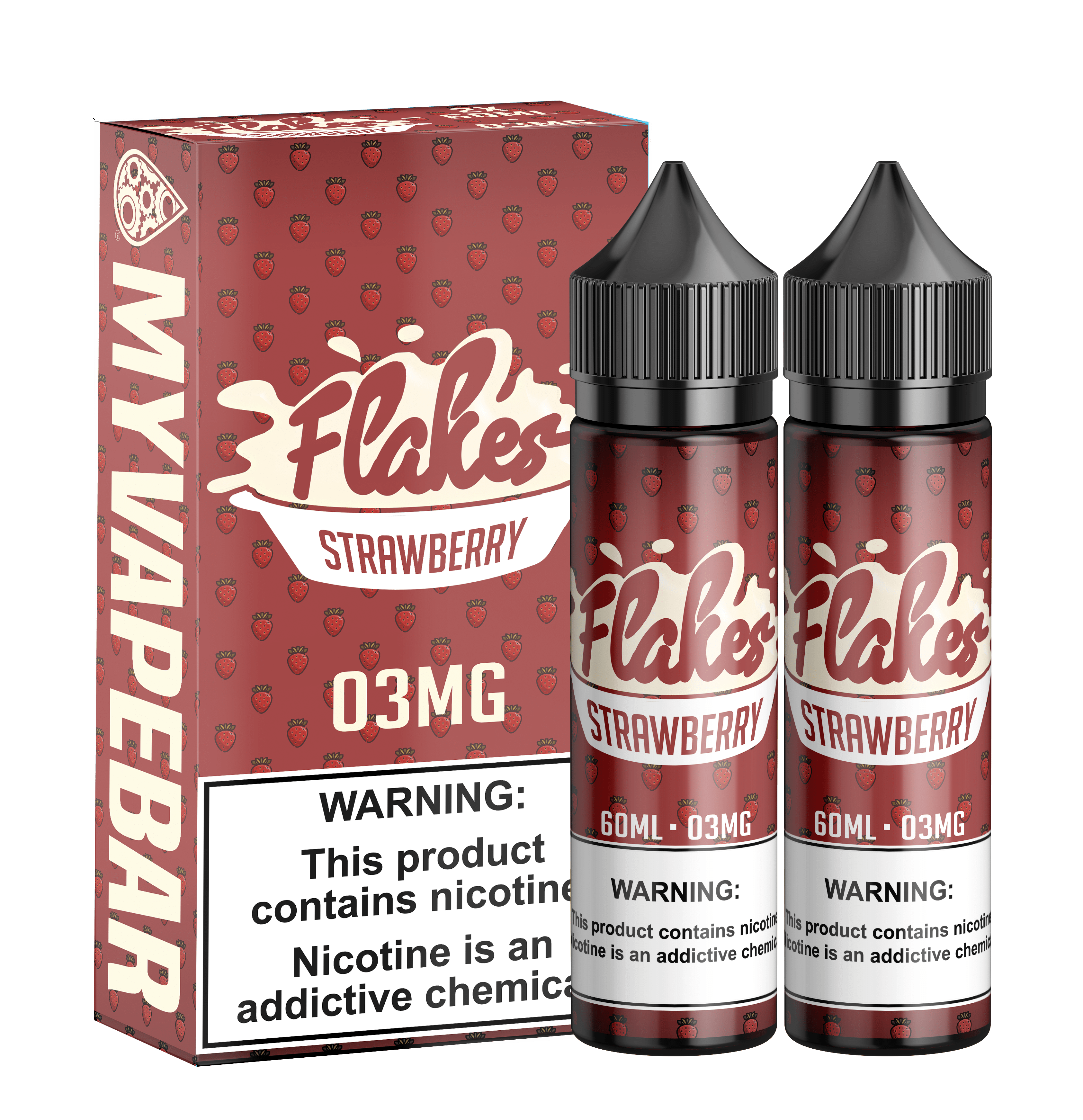 Flakes Juice Strawberry 120ml Vape Juice - Flakes