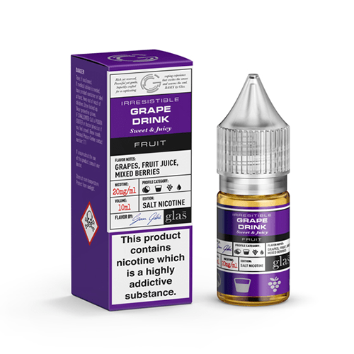 GLAS Juice Glas Basix Series Nic Salt Grape Drink 30ml Nic Salt Vape Juice