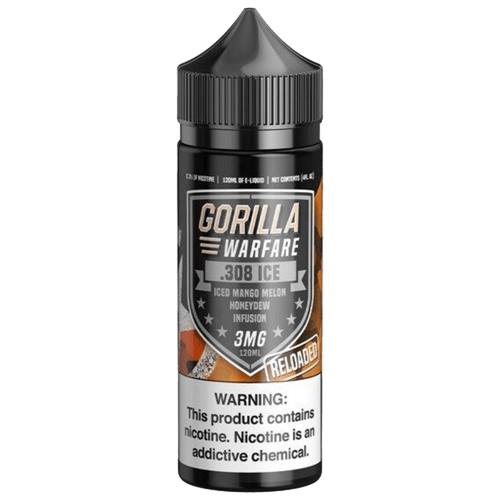 Gorilla Warfare Juice .308 Iced Reloaded 120ml Vape Juice - Gorilla Warfare