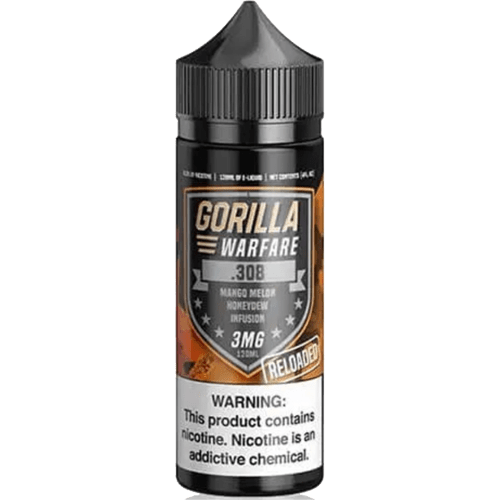 Gorilla Warfare Juice .308 Reloaded 120ml Vape Juice - Gorilla Warfare