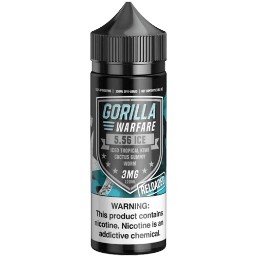 Gorilla Warfare Juice 5.56 Iced Reloaded 120ml Vape Juice - Gorilla Warfare