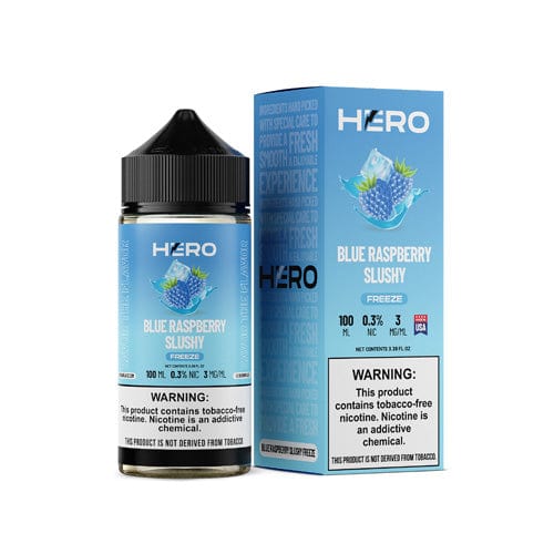 HERO Juice HERO Blue Raspberry Slushy Freeze 100ml TF Vape Juice