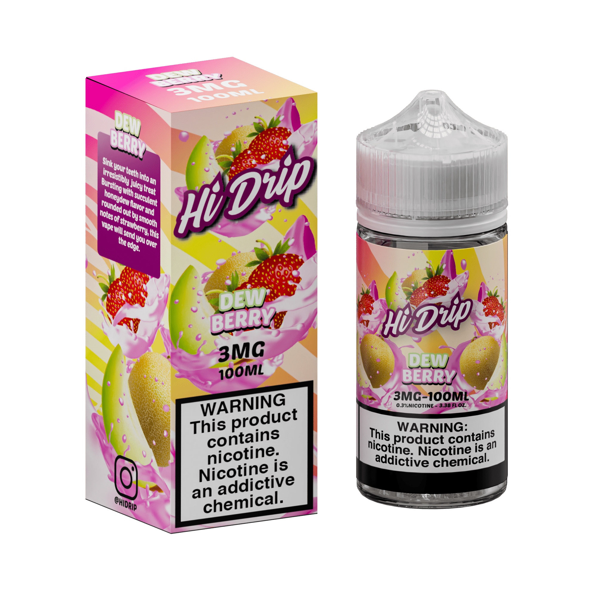 Hi-Drip Juice 3MG Hi-Drip Dew Berry 100ml Vape Juice