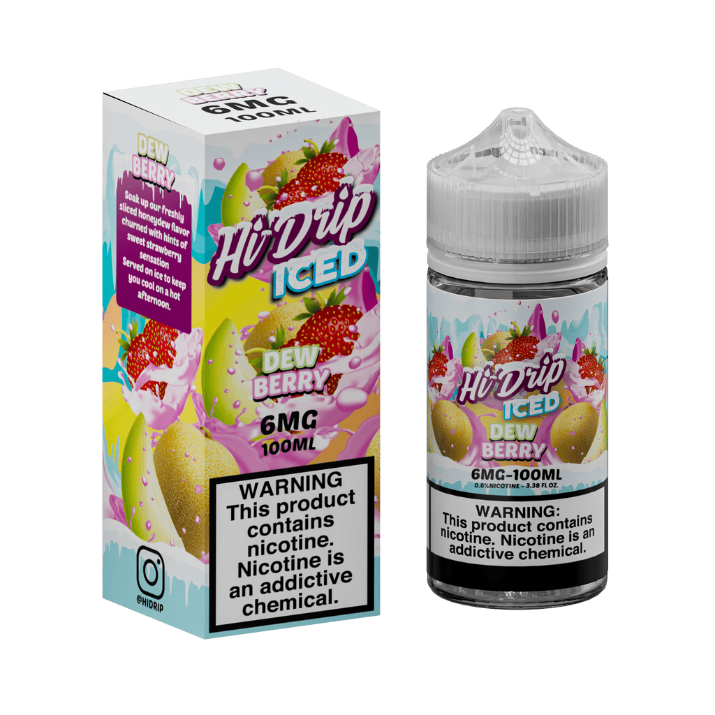 Hi-Drip Juice 6MG Hi-Drip Iced Dew Berry 100ml Vape Juice