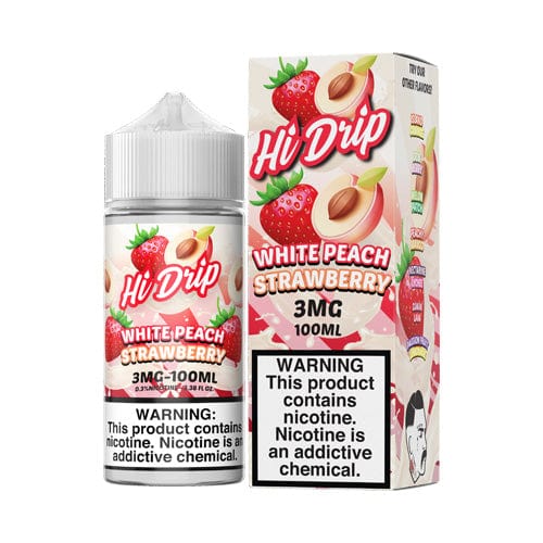 Hi-Drip Juice Hi-Drip White Peach Strawberry 100ml Vape Juice