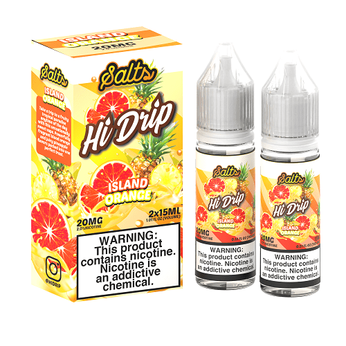 Hi-Drip Juice Island Orange 2x 15ml Nic Salt Vape Juice - Hi Drip