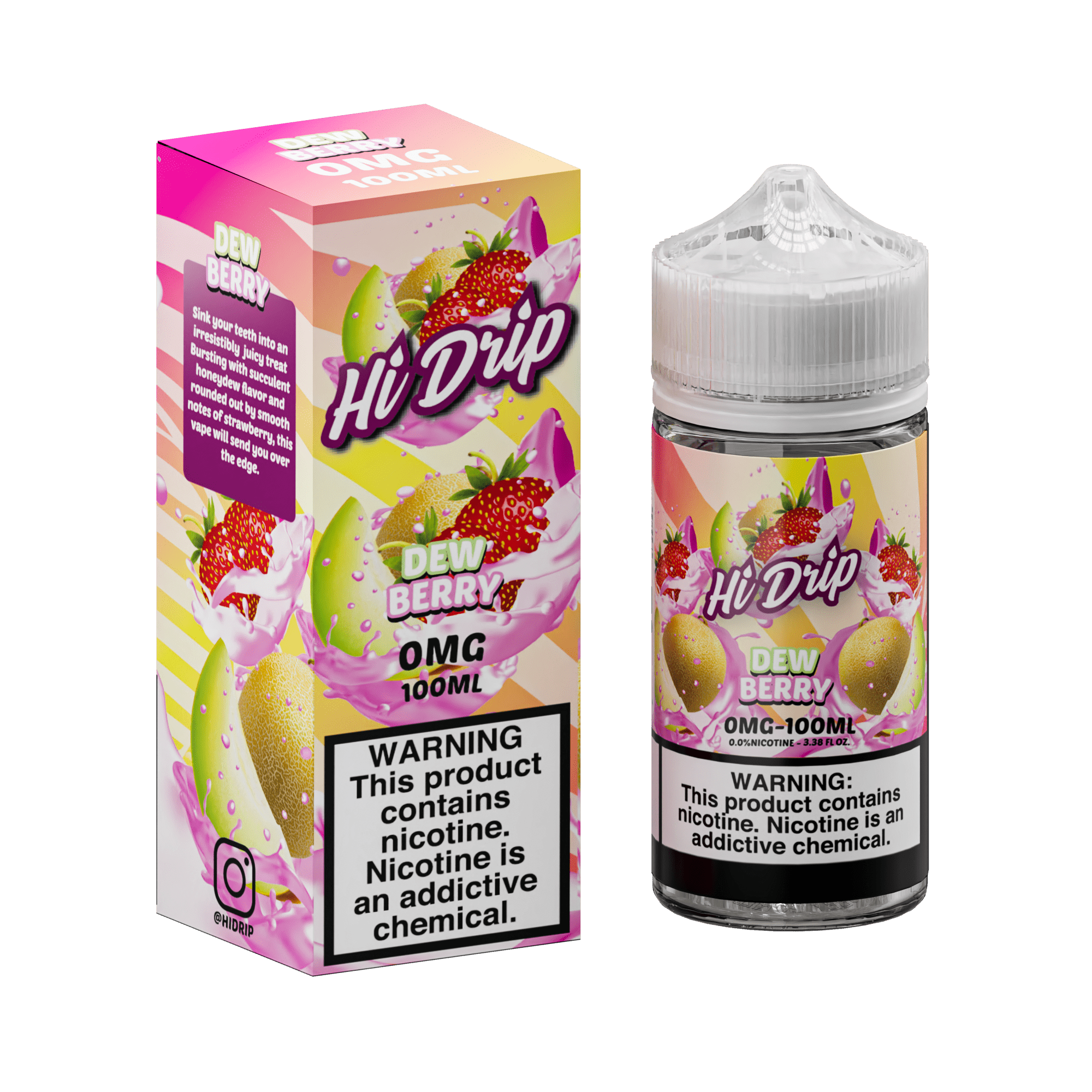 Hi-Drip ZERO MG 0MG Hi-Drip Dew Berry 100ml Vape Juice (0mg)