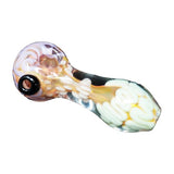 Himalayan Creation Alternatives Handmade Colored Glass Hand Pipe w/ Threaded Accents