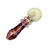 Himalayan Creation Alternatives Purple Fumed Handmade Glass Spoon Pipe