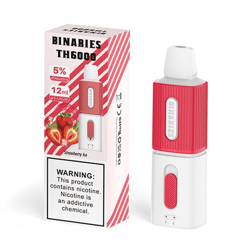 Horizon Disposable Vape Strawberry Ice HorizonTech Binaries TH6000 Disposable Vape (5%, 6000 Puffs)