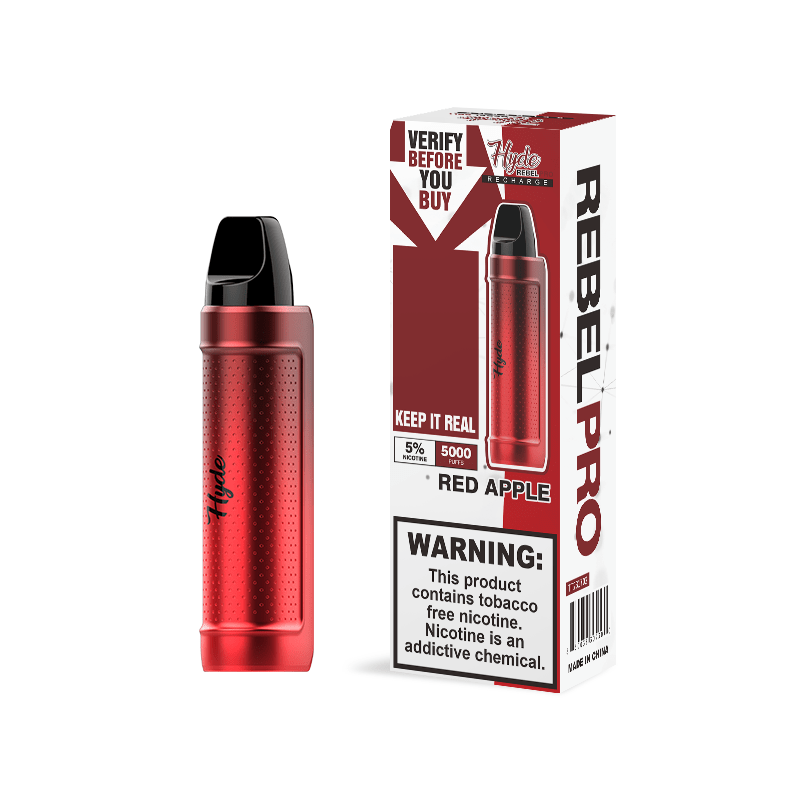 Hyde Disposable Vape Red Apple Hyde Rebel PRO Recharge Disposable Vape (5%, 5000 Puffs)