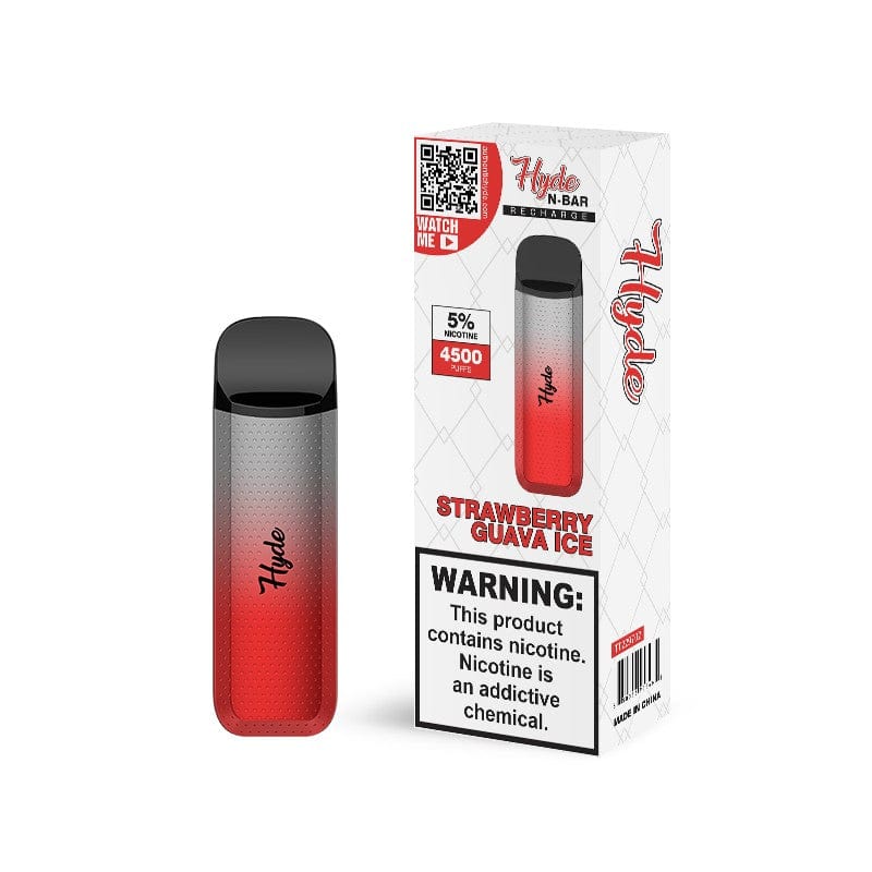 Hyde Disposable Vape Strawberry Guava Ice Hyde N-Bar Recharge Disposable Vape