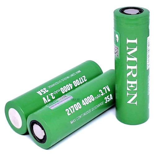 IMREN Batteries 2 pk. Imren 21700 4000mAh 35A Battery - Pack of 2