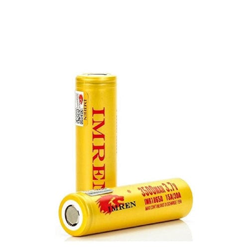 IMREN Batteries Gold 18650 Battery (3500mAh 30A) - Imren (2pcs)