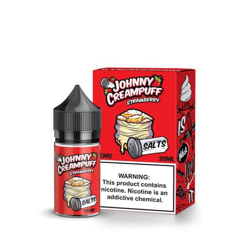 Johnny Creampuff Juice Johnny Creampuff Salts Strawberry 30ml Nic Salt Vape Juice