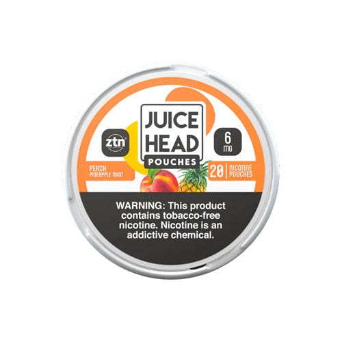 Juice Head Cigarette Solutions Peach Pineapple Mint 6mg Juice Head Nicotine Pouches (6mg / 12mg)