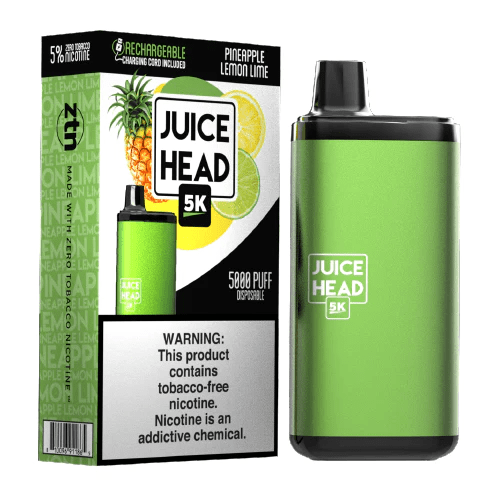 Juice Head Disposable Vape Pineapple Lemon Lime Juice Head 5K Disposable Vape (5%, 5000 Puffs)