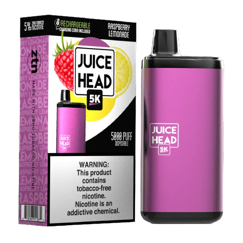Juice Head Disposable Vape Raspberry Lemon Juice Head 5K Disposable Vape (5%, 5000 Puffs)