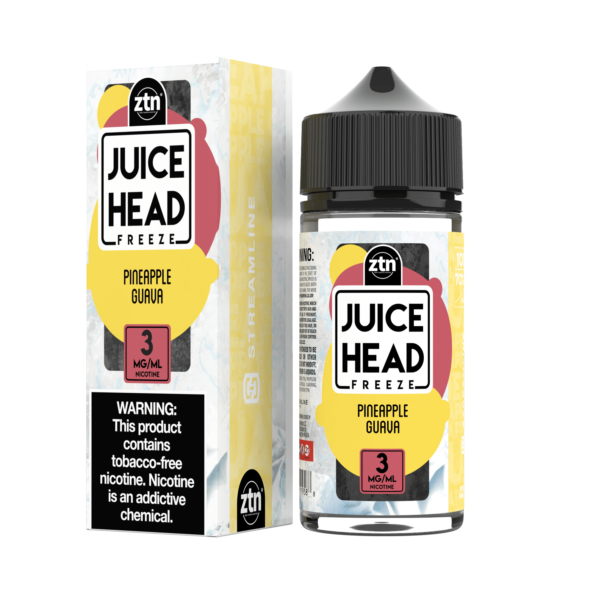 Juice Head Juice Juice Head Pineapple Guava Freeze 100ml ZTN Vape Juice