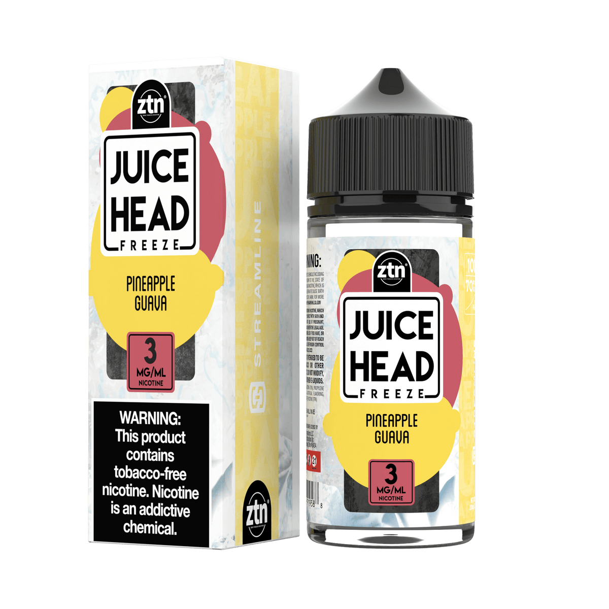 Juice Head Juice Juice Head Pineapple Guava Freeze 100ml ZTN Vape Juice