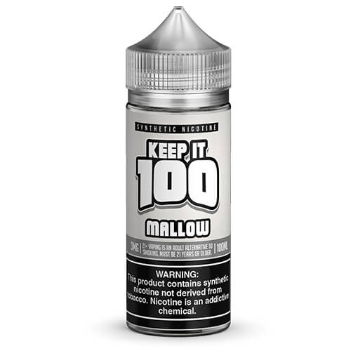 Keep It 100 Juice Mallow 100ml Synthetic Nicotine Vape Juice - Keep It 100