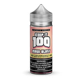 Keep It 100 Juice Maui Blast 100ml Synthetic Nicotine Vape Juice - Keep It 100