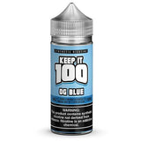Keep It 100 Juice OG Blue 100ml Synthetic Nicotine Vape Juice - Keep It 100
