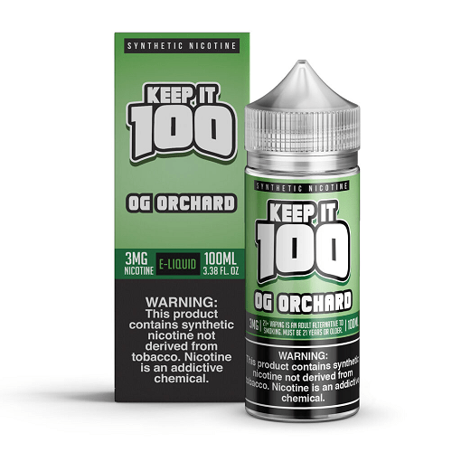Keep It 100 Juice OG Orchard Synthetic Nicotine 100ml Vape Juice - Keep It 100