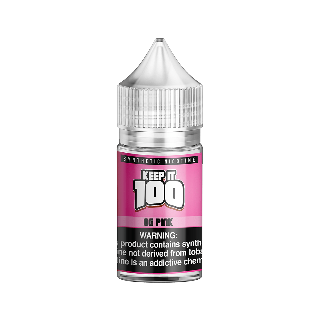 Keep It 100 Juice OG Pink 30ml Synthetic Nicotine Nic Salt Vape Juice - Keep It 100