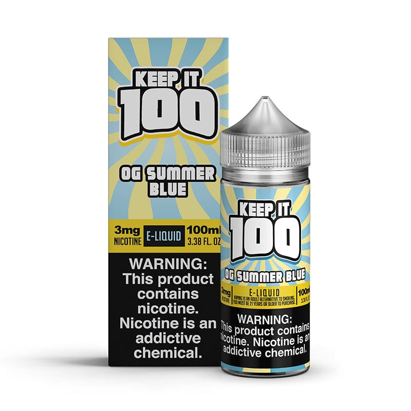 Keep It 100 Juice OG Summer Blue 100ml Vape Juice - Keep it 100
