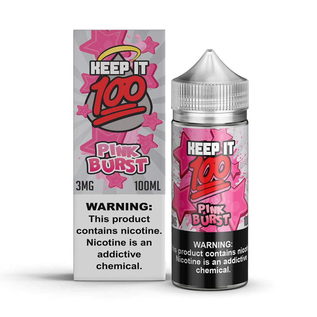Keep It 100 Juice Pink Burst 100ml Vape Juice - Keep It 100