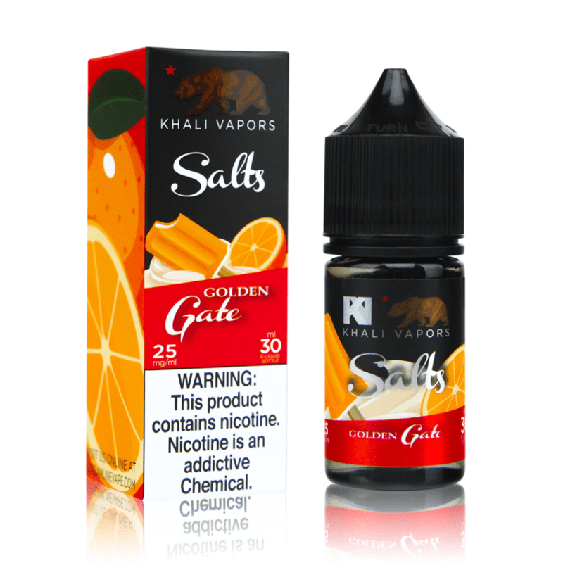 Khali Vapors Juice Khali Vapors Salts Golden Gate 30ml Nic Salt Vape Juice