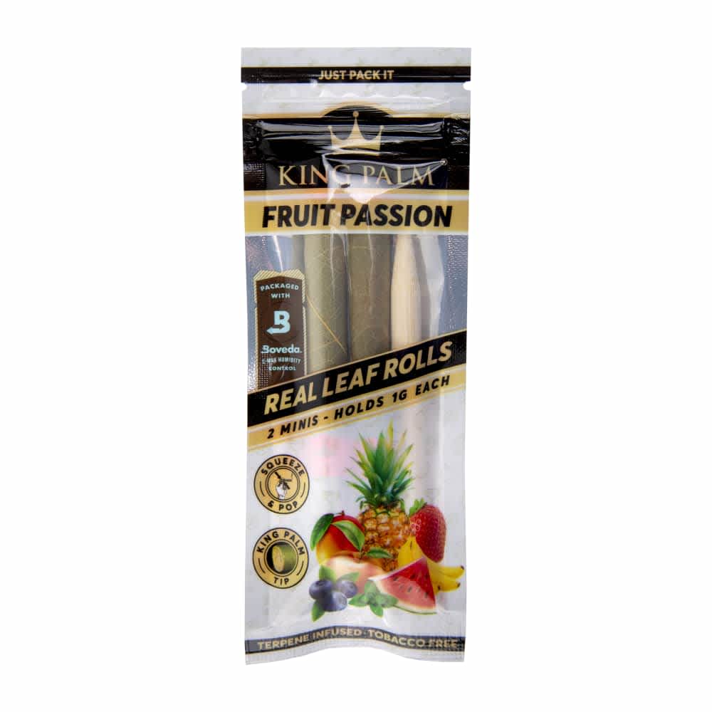 King Palm Alternatives Fruit Passion King Palm Mini Cones (1g) (2x Pack)